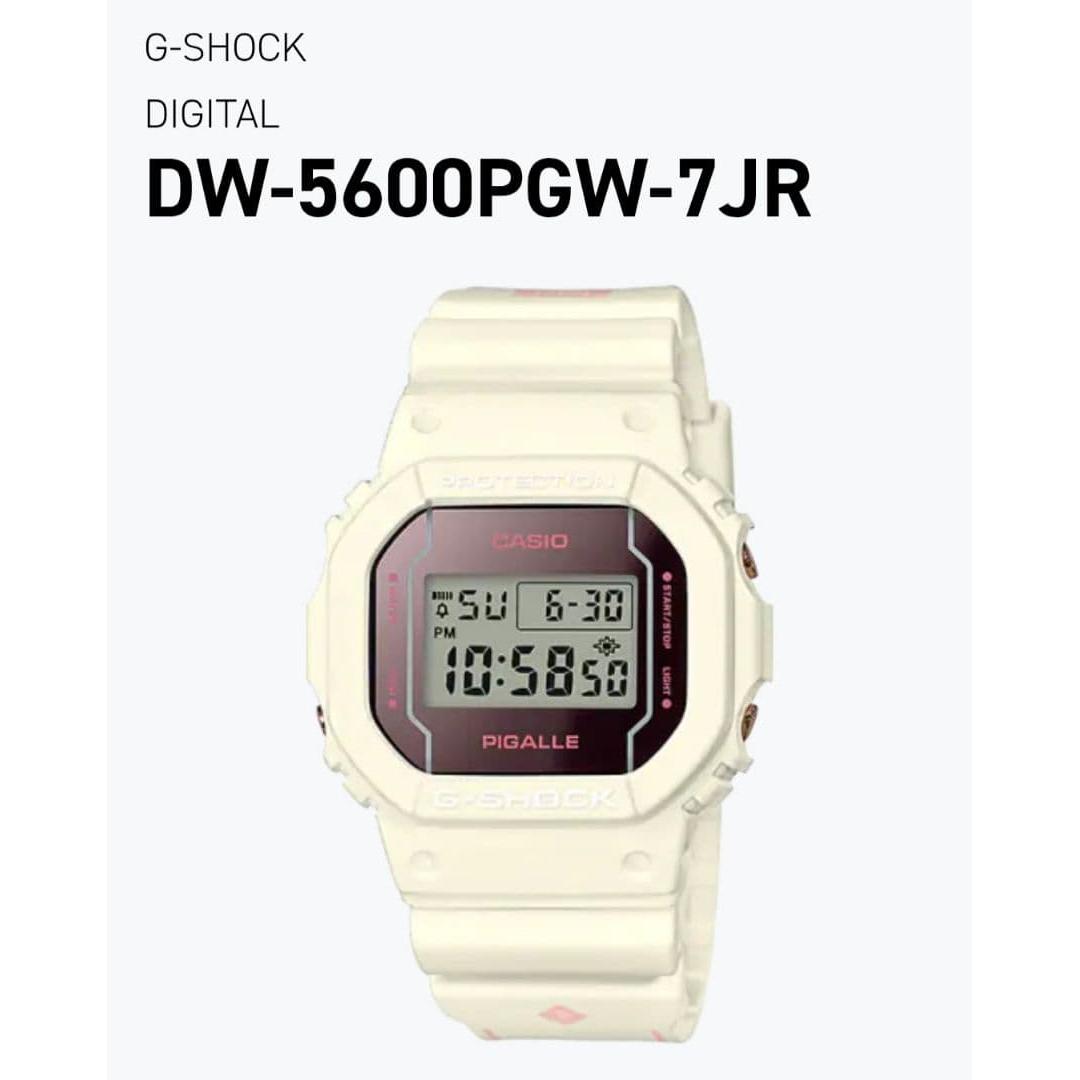 G-SHOCK limited PIGALLE tie-up model DW-5600PGW-7JR