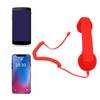 Retro Phone Handset Type C Wired Telephone Handset Handheld Receiver with Mic and Speaker for Conference Call