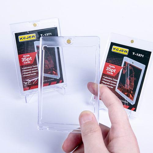 Meltryllis Magnetic Loader, Pokemon Card Loader, Acrylic Material, Inner Page Size 64x90mm, Storage, Trading Card Protective Case, Trading Card Sleeve