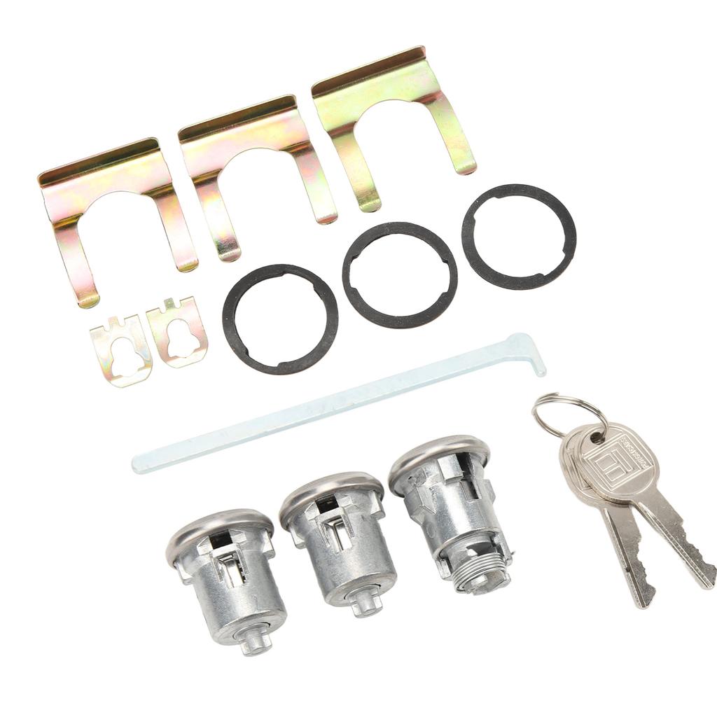 Door Trunk Cutlass Lock Key Set Easy To Install Perfect Match 654394765282 Replacement for Chevy