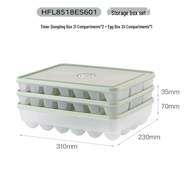 LOCK&LOCK Timer Dumpling and Egg Storage Box Set