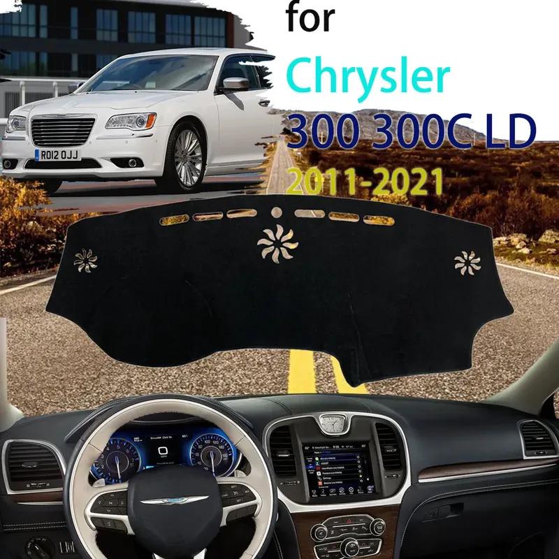 Dashboard Center Control Cover Mat for Chrysler 300 300C LD Lancia Thema 2011 2013 2014 2015 2016 2017 2018