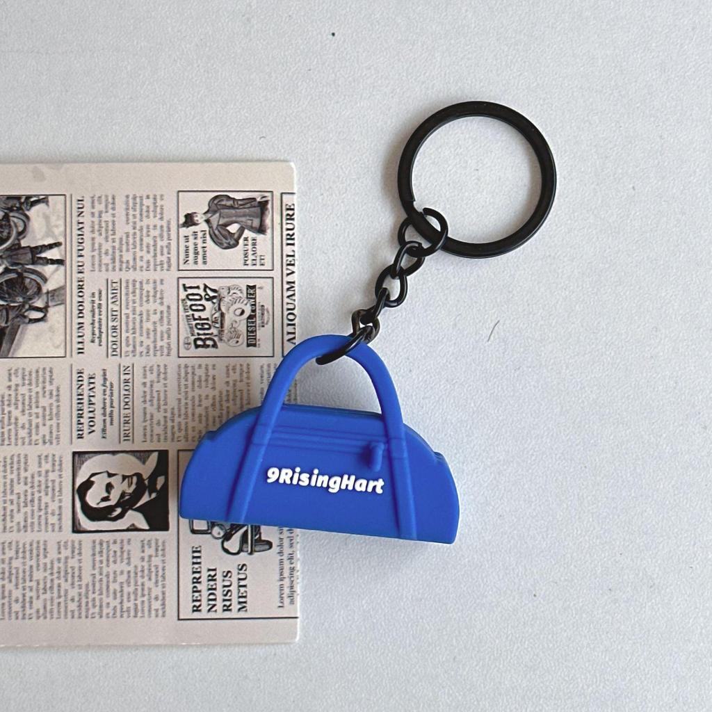 Eco Mini Gummi Pickleball Schläger Schlüsselanhänger - Sportrucksack Anhänger