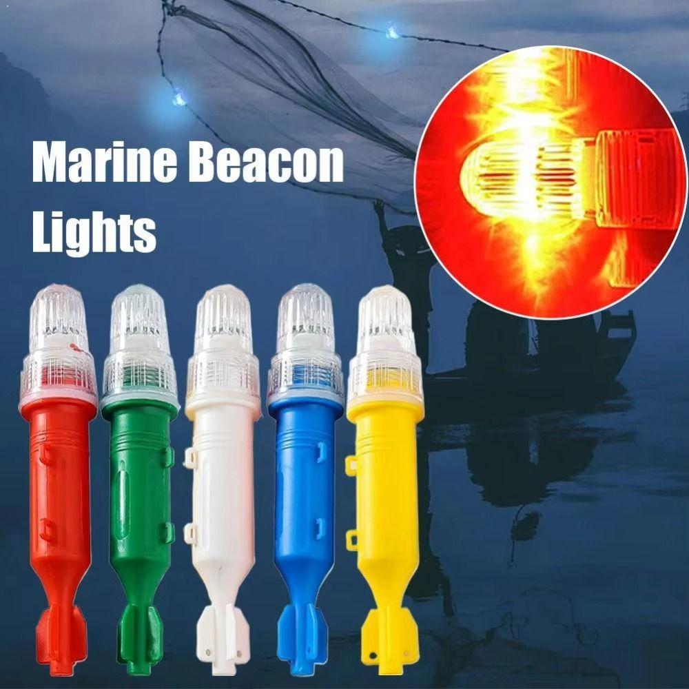 Floating LED Fishing Lights Monochrome Flashing Buoy Signal Light Fish Finder