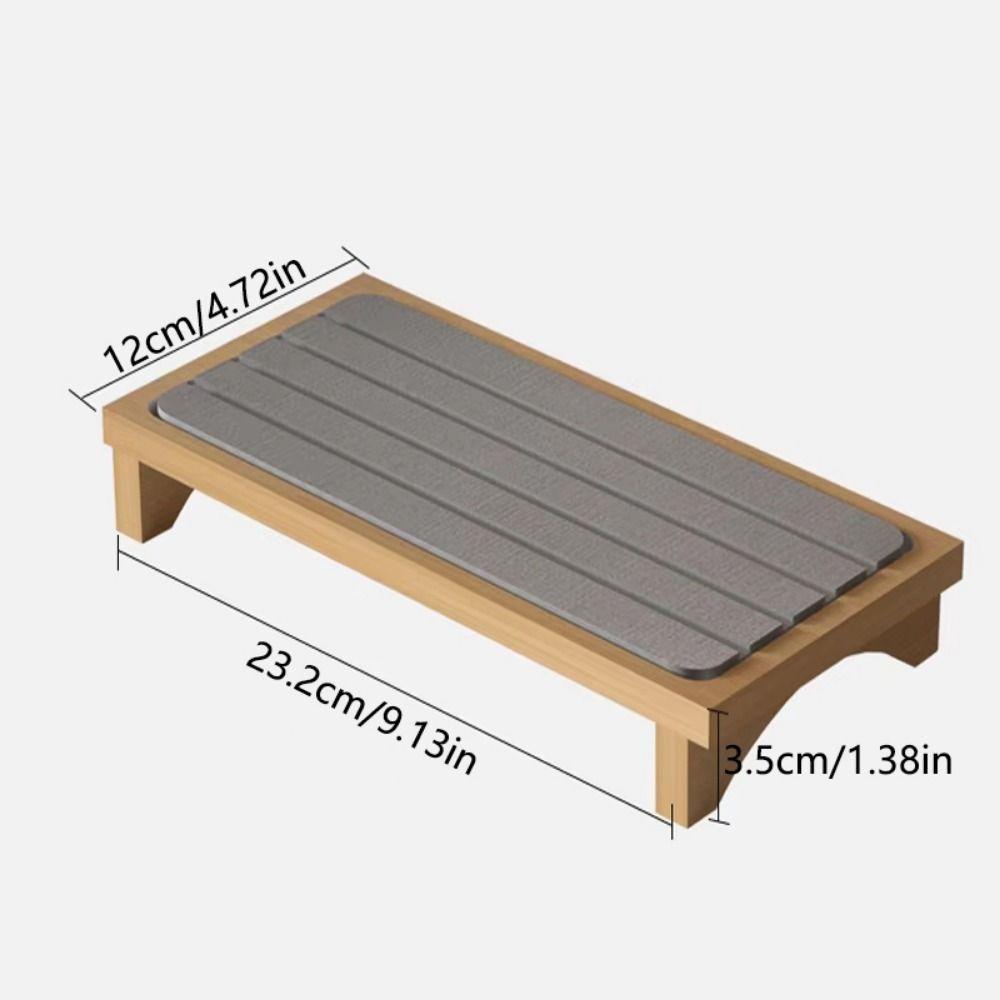 Anti-slip Instant Dry Sink Organizer Water Absorbent Drain Kitchen Sponge Holder Sturdy Space Saving Bathroom Sink Rack