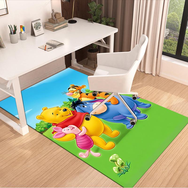 Winnie Pooh Friends Carpet For Playroom Bedroom Living Room Sofa Home Decorkids Game Area Rug Nonslip Floor Mat