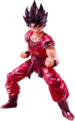TAMASHII NATIONS Dragon Ball Son Goku Kaioken około 140mm malowana ruchoma figurka SHFiguarts PVC&ABS