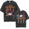 J Cole The Fall Off New Album  Tour Cover Tshirt Men Women Fashion Vintage Washed T Shirts Summer ONeck Oversized T Shirt