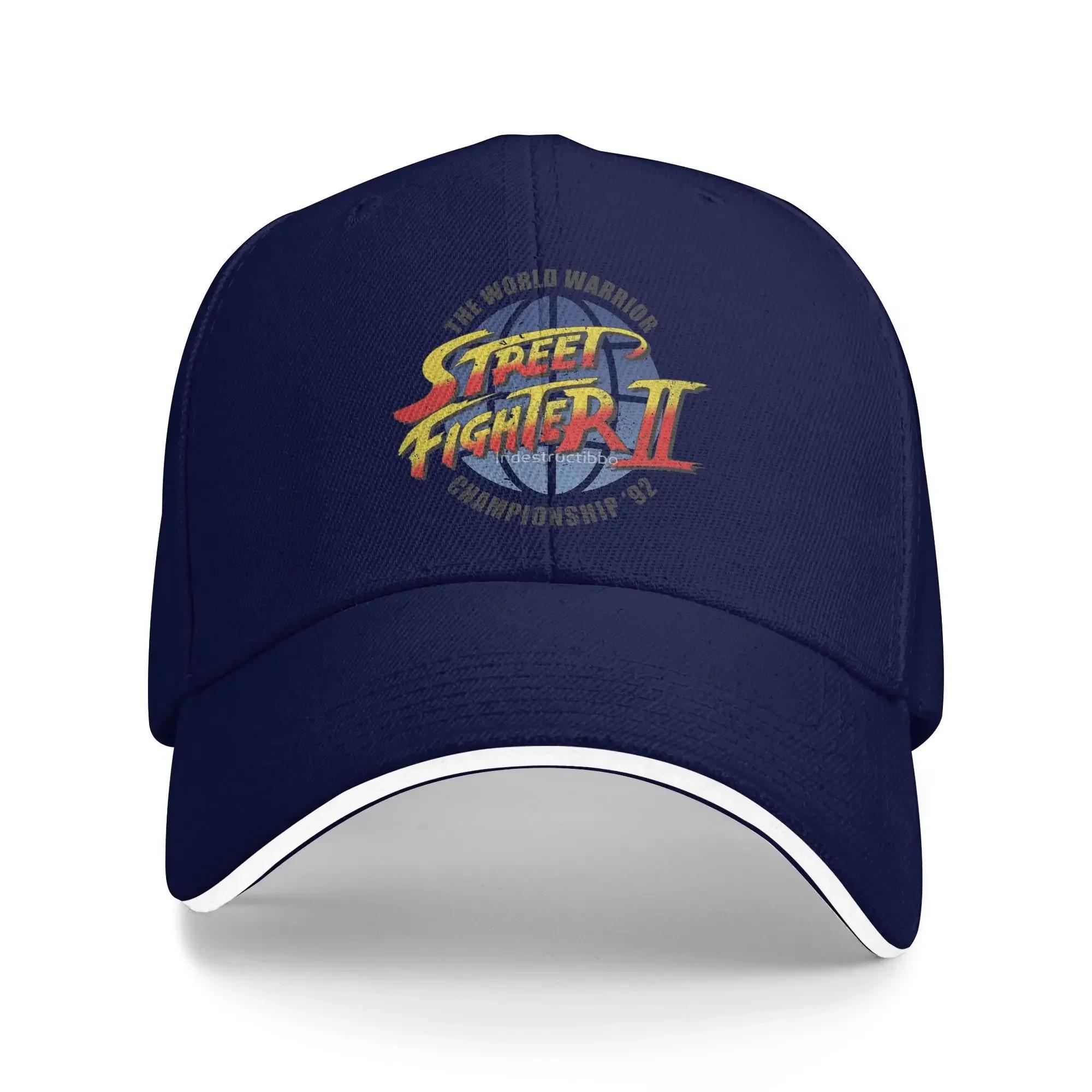 

Street Fighter Baseball Cap Female Male Design Trucker Hat Summer y2k Cute Outdoor Sport Sun Visor Baseball Caps One Size