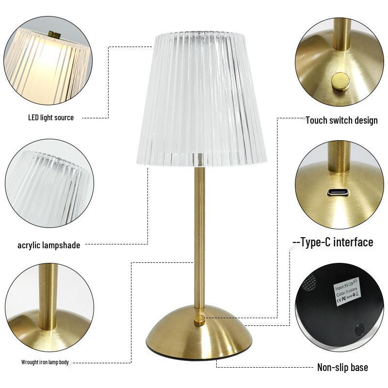 Modern Minimalist Pumpkin Table Lamp: Luxury Bedside Night Light & Gift Decor