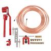 316 Inch Brake Line Kit Professional Copper Coated Brake Line Flaring Tool Kit for Most Hydraulic