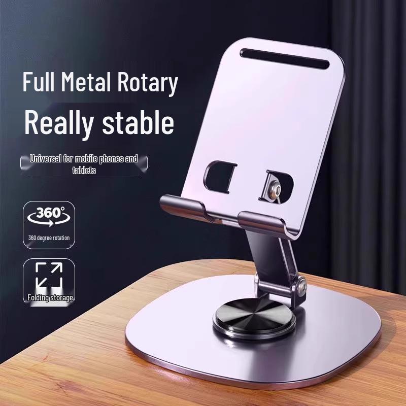 Rotatable & Foldable Desktop Phone & Tablet Stand for Live Video Support