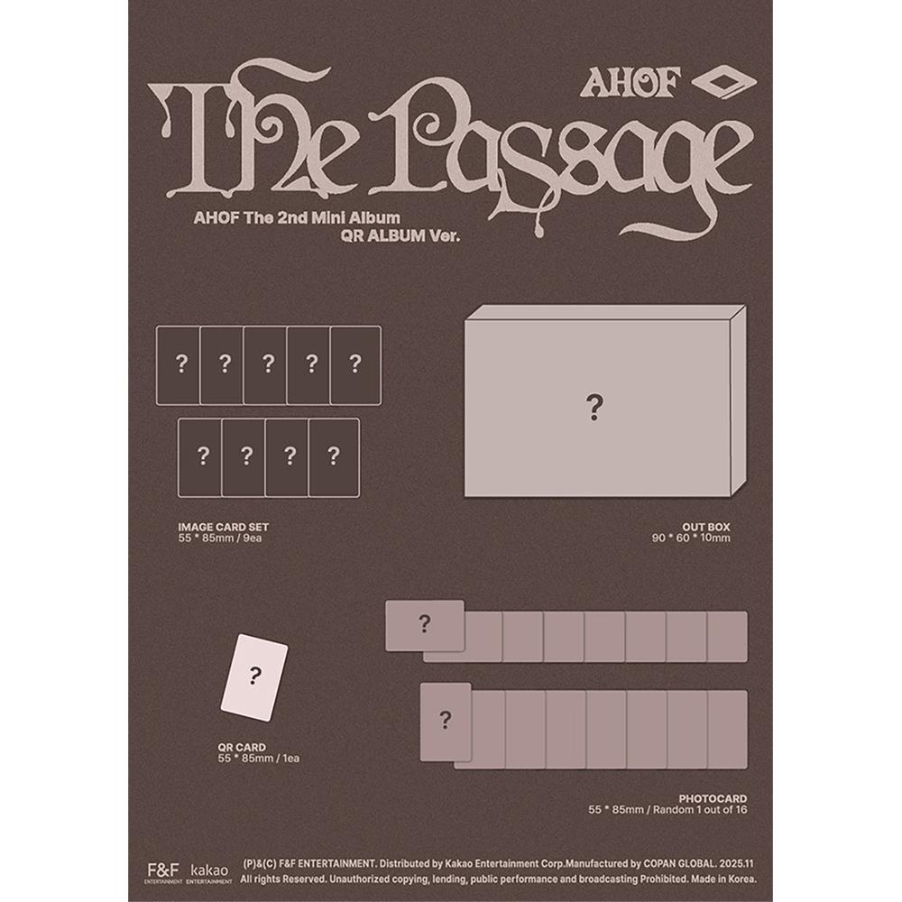 [Pre-order] AHOF - The Passage (QR ALBUM Ver.)