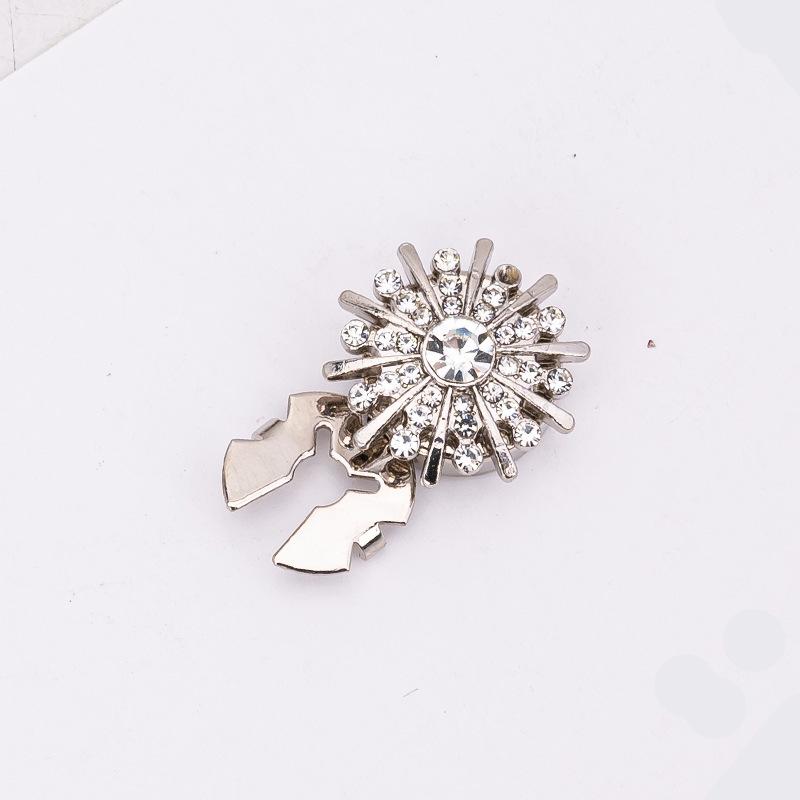 Botões de Punho e Botões de Colarinho Decorativos com Strass Coloridos