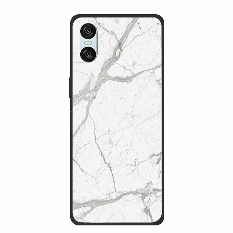 Case For Sony Xperia 10 VI 5G Marble TPU Soft Silicone Back Cover For Sony Xperia 10VI Phone Cases Protective Mica Painted Capa