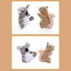 Plüsch-Quietscher-Hundespielzeug, Haustier-Kauspielzeug für Hunde aus Plüsch, Eichhörnchen-Tierspielzeug, interaktives Spielzeug, Beißspielzeug für Welpen