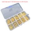 100Pcs Gold Iseini Fishing Hooks 100Pcs/Box Black Tube Payment Iseini Pressure Shank W/ Circle/Barbs