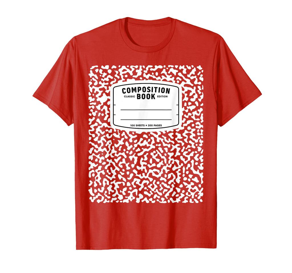 Composition Notes Matching Halloween Costume Teacher T-Shirt