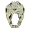 Resin Skull Ornament, Elegant Aquarium Decoration with Simulated Natural Design, for Fish   Landscape