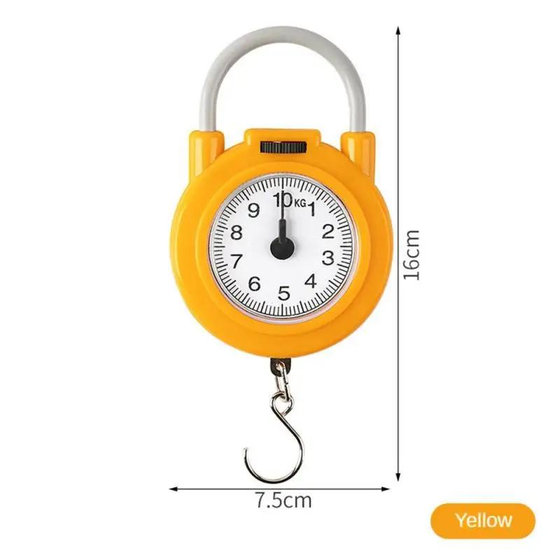 

Portable Digital Kitchen Scale 10kg, Round Food Scale with Precise Weight, Easy-Clean Compact Travel Use for Baking Cooking,