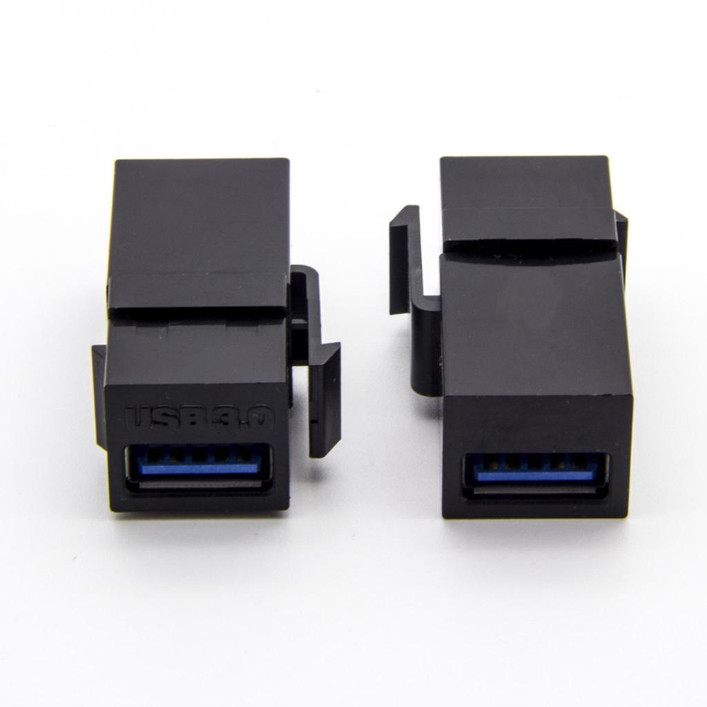 USB 3.0 A Female to A Female Extension Keystone Jack Coupler Adapter High Quality for Wall Plate Panel USB 3.0 Jack
