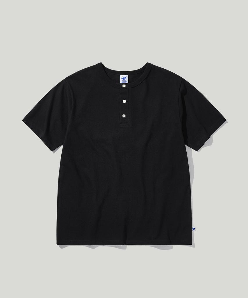 Iseuteuko 1018 Classic Henley Neck T-Shirt (Type B)
