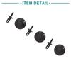ACROPIX 50pcs Car Rivet Fastener Bumper Fender Push Clip Universal 5mm Hole Black