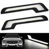 2PCS L Shape White LED Light Car Daytime Running Driving Light DRL Lamp 12V DIY