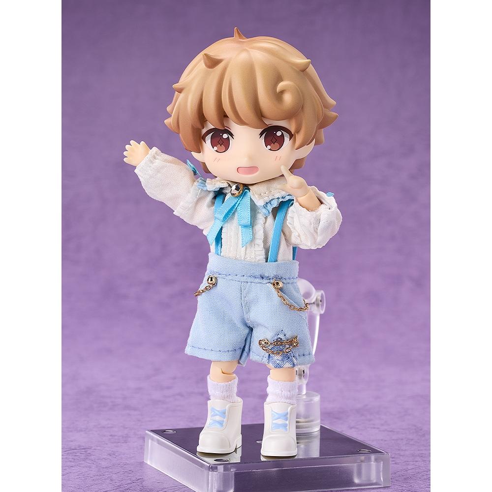 Nendoroid Nendoroid Doll Outfit Set  Suspender Shorts Set  White   Blue