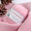Alashan Cashmere Yarn: 6+6 Goat, Mink Blend, Medium-Thick Hand-Knitting Yarn for Scarves