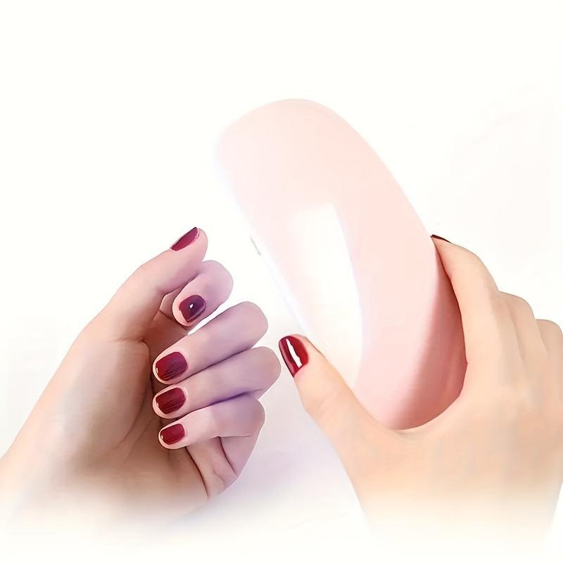 Semi-curing Light Therapy Nail Stickers Gel Nail Stickers Semi-curing Light Lamp Nail Stickers Harden, Last Long and Are Waterproof