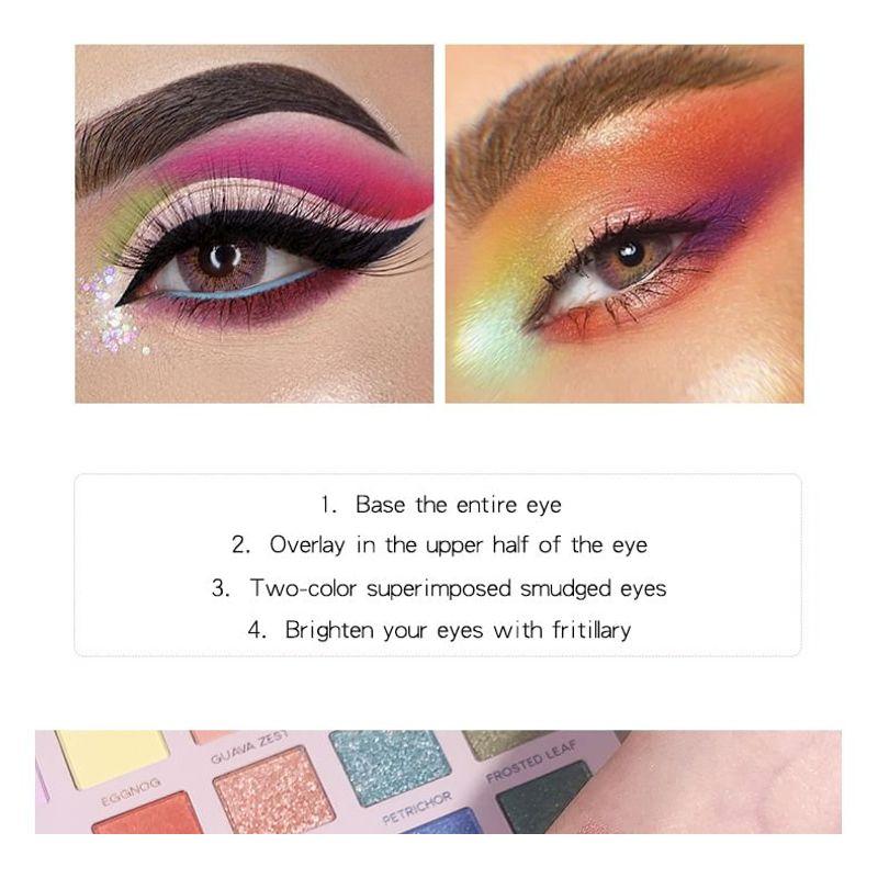 Pudaier - Feather Kingdom 28 Renkli Far Paleti