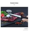 Double-sided Zinc Alloy Meat Tenderizer Hammer - Kitchen Tool for Breaking Tendon and Loosening Meat