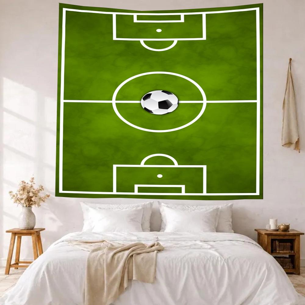 Fußball Wanddekoration Wandteppich Kunst Für Haustier-Gedenken Geburtstag Hochzeitsparty Hintergrund Familien Geschenk