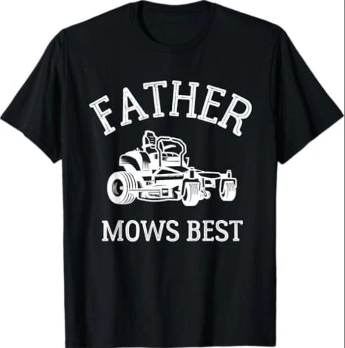

Father Mows Best Funny Riding Mower T-Shirt 2XL