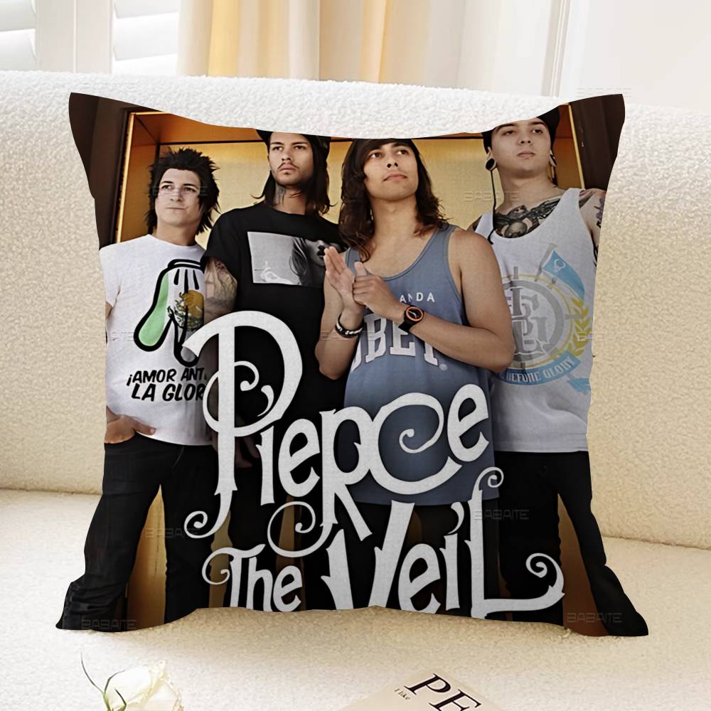 Rock Band P-Pierce The V-Veil Personalized Pillow Cover Kids Bedroom Wild Party Decor Pillowcase Kid Birthday Shower Gift