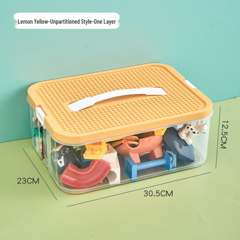 

Креативный пластиковый контейнер для хранения игрушек для Лего и мелких строительных блоков