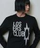 Lujeoseukeulleob Logo Layered Long Sleeve T-Shirt Black