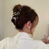 1PC Niche Cold Wind Design Hairpin Female Head Shark Clip Ins2025 New High-end Disc Hair Grab Clip Large