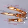 Gold Glass Wand Crystal Pyrex Crafts Jewelry Home Decoration Sex Toy