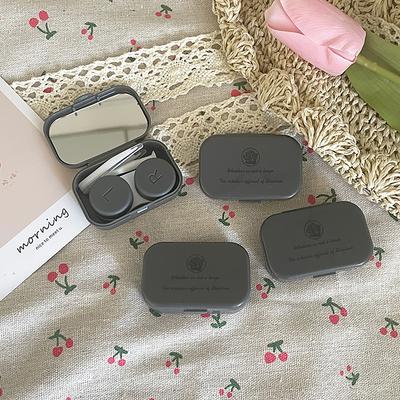 Creative Text Simple Portable Contact Lens Box Companion Care Box Contact Lens Box
