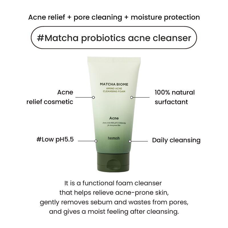 Heimish Matcha Biome Amino Acne Cleansing Foam 150ml