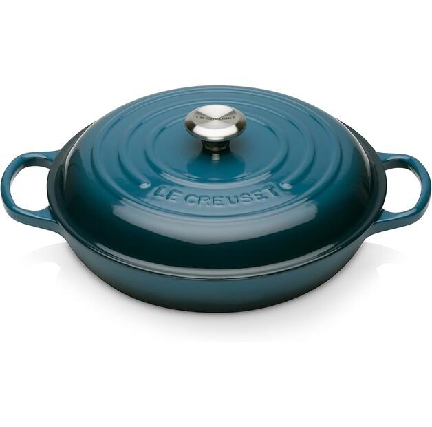 Cast Iron Skillet Le Creuset Gourmet 26 Cm 2.2 L Deep Teal (21180266422430)