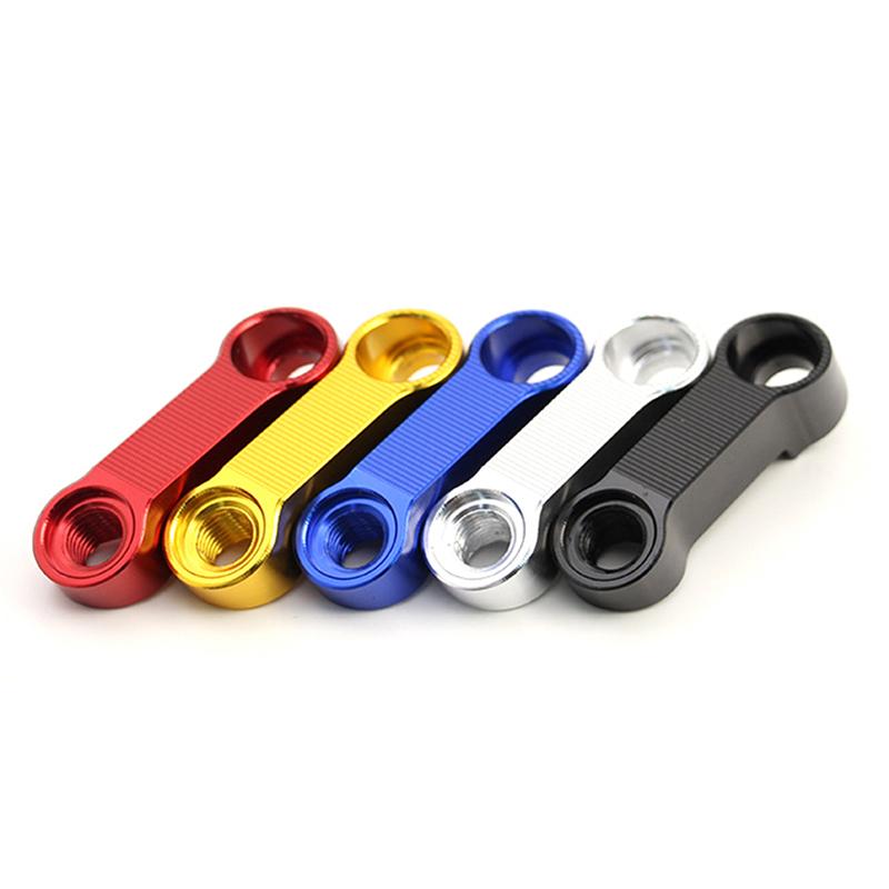 2 STÜCKE Universal Motorrad Rückspiegel Verlängerung Erhöhung Adapter Modifizierte Vordere Transferbasis Verbreiterung Schraubhalterung
