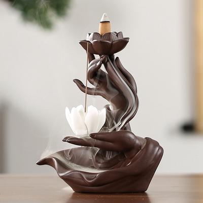 Encens cœur de bergamote, reflux innovant, décoration en céramique à usage domestique