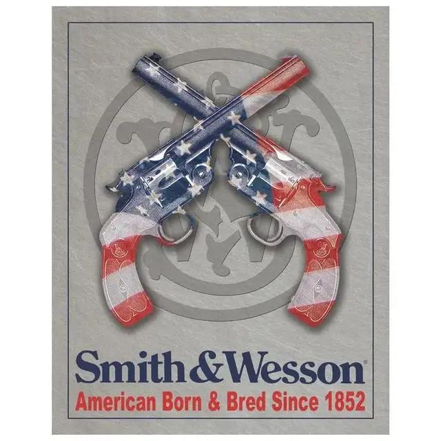 Vintage Pistole Metall Zinn Zeichen Ruger Smith Wesson Poster für Café Garage Bar Club Mann Höhle dekorative Wand kunst Gemälde