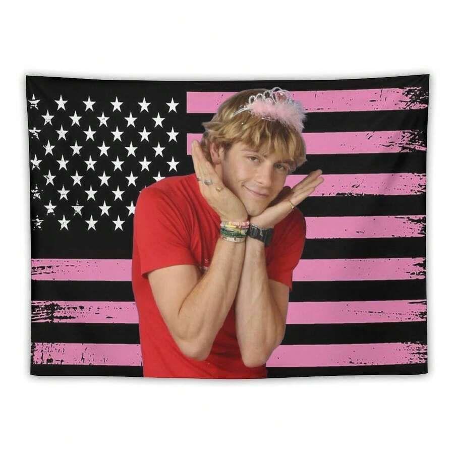 Tapestry: A Funny Piece by Ross Lynch 75x100 чёрный