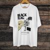 Black Flag TShirt Hardcore Punk SST Husker Du Bad Brains Band Unisexs Tops Clothing Short Sleeve Cotton Loose Printed Shirt