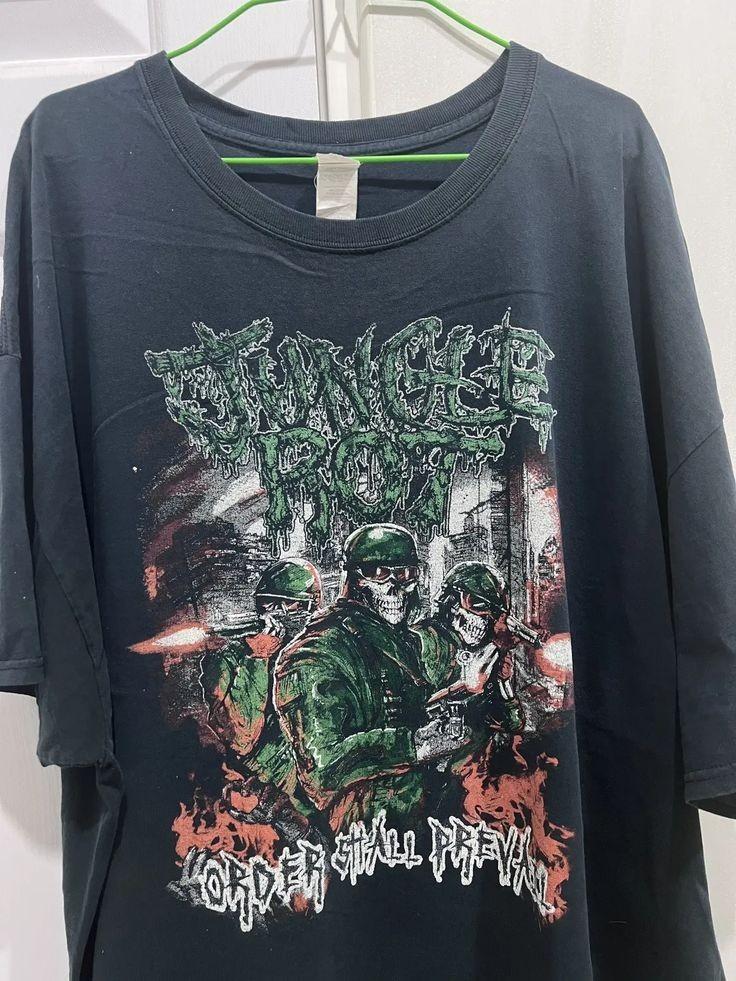 

Jungle Rot Band T-shirt Tour Concert Full Size S to 5XL BL786 Unisex T-Shirt XL
