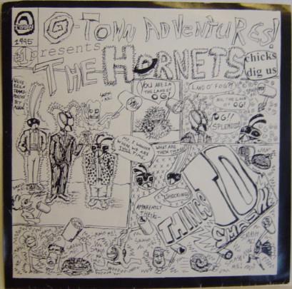 

7inch Record HORNETS THINGS TO SMASH The Greensplit EP NONE OTown Records Rock Used